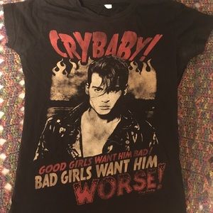 Crybaby Johnny Depp T-Shirt❤️